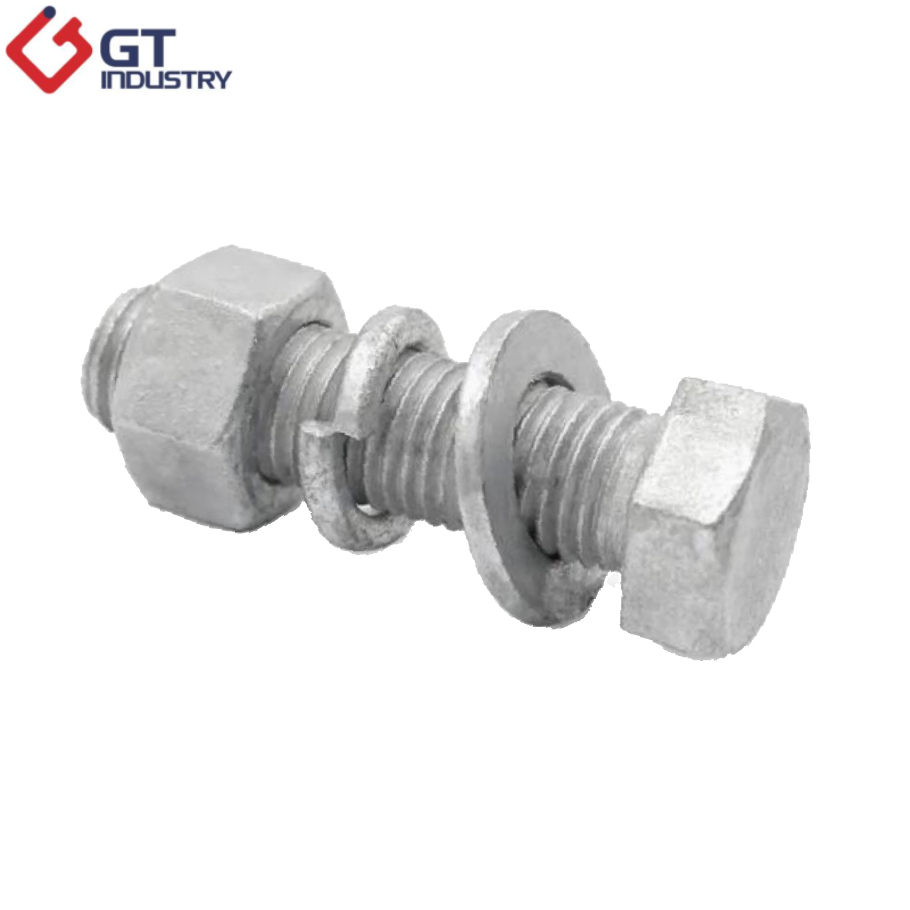 Hex Bolts with Nuts Washers Presentation
