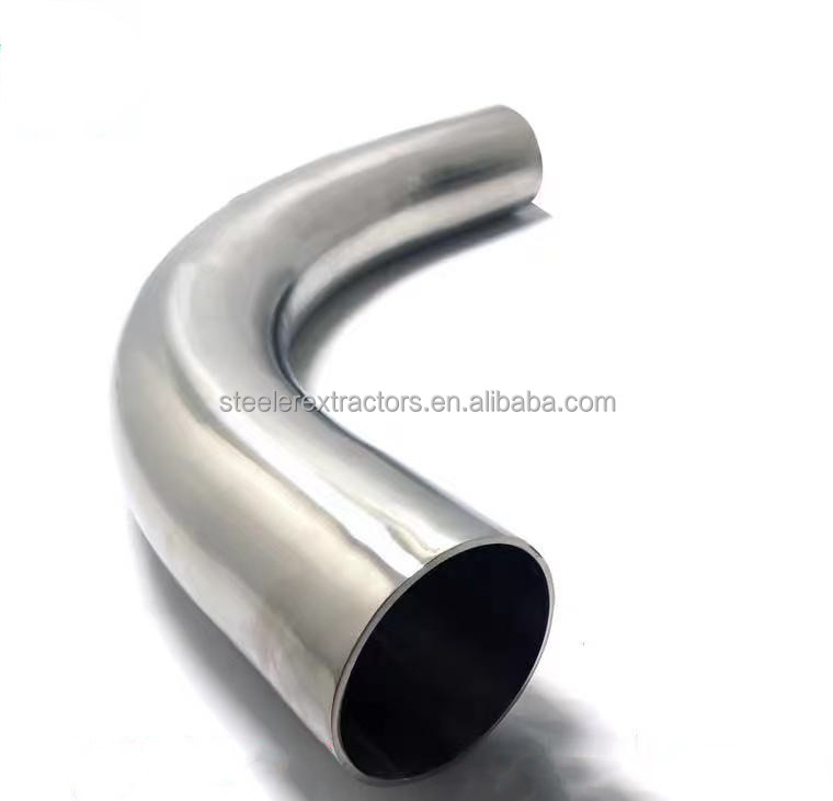 SS304 316L Seamless Tubing Sanitary Long Radius Elbow 90 Degree